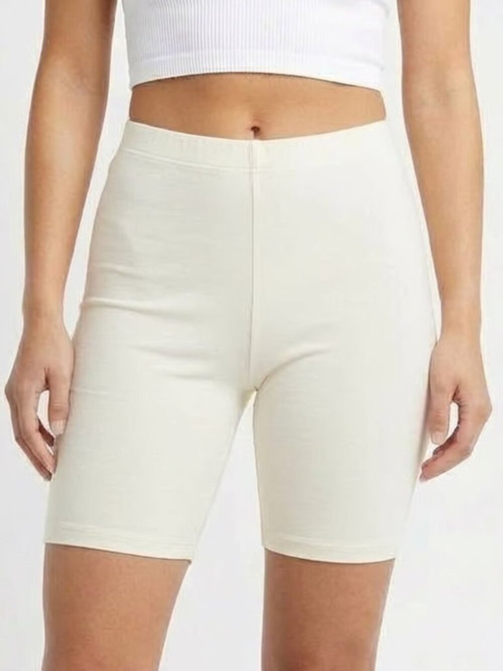 NWOT Naked Wardrobe Baby Mama Maternity Biker Shorts Size Medium M NEW